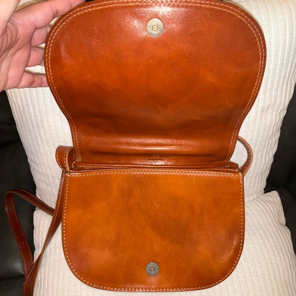 GENUINE LEATHER MADE IN ITALY CROSSBODY BAG - Picture 11 of 15